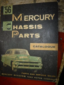 1956 MERCURY CAR ORIGINAL FACTORY CHASSIS PARTS & ACCESSORIES CATALOGUE MANUAL - Picture 1 of 6