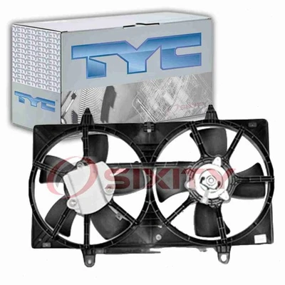 Conjunto de ventilador condensador y radiador doble TYC para Nissan Altima 2002-2006 2,5 L años Foto 1 de 4