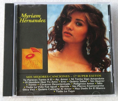 MYRIAM HERNANDEZ / 17 SUPER EXITOS  CD 1991 CAPITOL EMI LATIN US POP BALADA OOP - Image 1 of 4