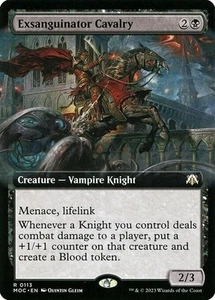 MTG EXSANGUINATOR CAVALRY EXTENDED ART March of the Machine NM - Imagen 1 de 1