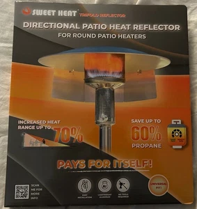 Sweet Heat Trifold Aluminum Directional Reflector For Patio Heater new - Picture 1 of 5