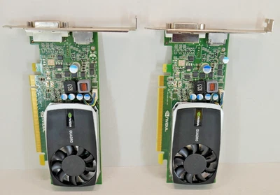 2x Nvidia Quadro 600 [released 2010], 1GB DDR3, Display Port, DVI, - Image 1 of 4