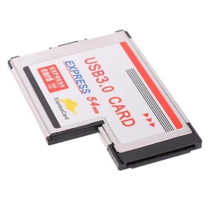 54mm express-karte zu 2 port usb3.0 hub super-geschwindigkeit adapter konverter - Afbeelding 1 van 6