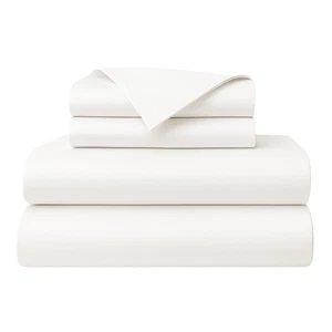 Sheet Set 4 Piece 100% Egyptian Cotton Hotel Luxury Breathable Soft Snug Fit ... - Picture 1 of 8