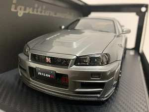 Ignition Model 1/18 Nissan Skyline GTR Nismo R34 CRS mit Box Mini Car selten Japan - Bild 1 von 8