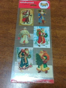 Hallmark Stickeroni Santa Stickers New Sealed - Picture 1 of 4