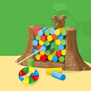 Stapelblöcke Puzzle Spielzeug Gebäude Turm Spiel für Kinder Kleinkinder - Bild 1 von 6