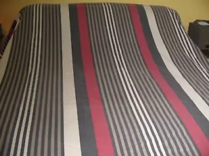 Vintage Wamsutta King Size Fitted Sheet Bold Stripes Wester / Cabin Ultracale - Picture 1 of 7