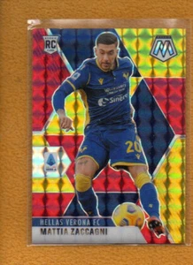 Mattia Zaccagni 2020-21 Mosaic Serie A Rookie Choice Red Gold Prizm RC #54/88 - Imagen 1 de 2