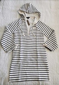 striped beach cover up