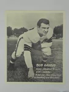 Foto de Bob Gaudio 1949 Sohio reimpresión 8x10 Cleveland Browns - Imagen 1 de 1