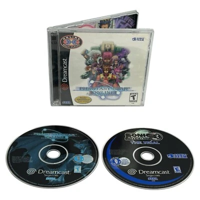 Phantasy Star Online (Sega Dreamcast, 2001) DC Complete w/ Manual + Demo Tested - Image 1 of 4