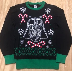 Darth Vader Star Wars VINTAGE Ugly Christmas Sweater - Picture 1 of 4
