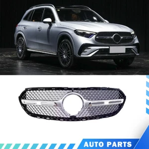 For 23-24 GLC260 GLC300 Front Grilles Modify Upgrade AM G GLC Silver - Picture 1 of 3