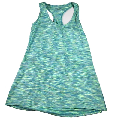 Top sin mangas Central Park para mujer talla M Aqua Lime espalda deportiva elástico nuevo con etiquetas Foto 1 de 4