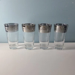 Vintage Tumbler Glasses Temporama mid century 1950’s Atomic Canonsburg Set of 4 - Picture 1 of 10