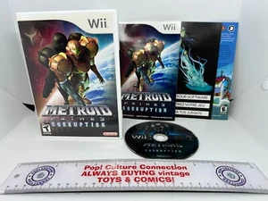 Nintendo Wii Metroid Prime 3 Corruption Complete With Manual And InsertsInv-0715 - Picture 1 of 1