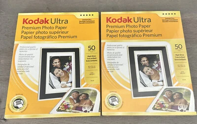 Papel fotográfico Kodak Ultra Premium 8,5 x11 74 lb (85 hojas - 50 selladas y 35 abiertas) Foto 1 de 4