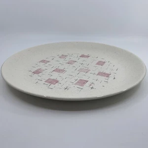 Metlox Vernon-ware Tickled Pink 13” Round Platter - Picture 1 of 5