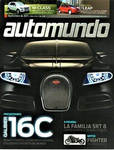 AUTOMUNDO MAGAZINE, Septembere De 2011; Bugati, Audi S6, Hemi 392, P120 Cycle - Bild 1 von 7