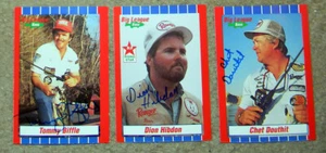 3 - BASSMASTERS Qualifier Cards - Autographed - Biffle, Hibdon, Douthit - Picture 1 of 2