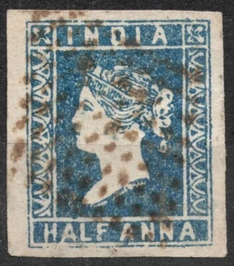 SG2 Sn:#2 1854 1/2 A INDIA East India Company Administration 1854-55, gebraucht - Bild 1 von 2