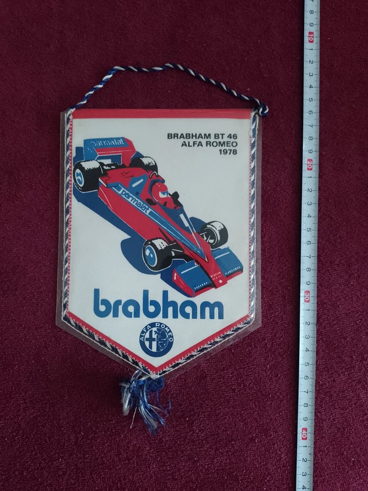 Old Motoring Pennant: FORMULA 1 - BRABHAM BT 46 ALFA ROMEO 1978 - Image 1 of 1