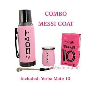 Combo Messi X Pink Termo 1,2L Mate System Bombilla Classic Stanley + YERBA - Bild 1 von 14