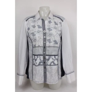 Womens Just White Shirt Size 44 EU Large UK Long Sleeve Article - Picture 1 of 15