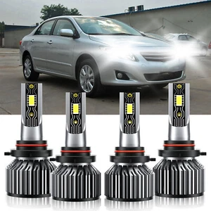 For Toyota Corolla 2017-2018 4x LED Headlight High/Low Beam Light Kit Bulb 6500K - Picture 1 of 12