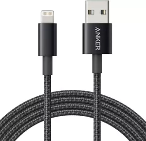 Anker Lightning Kabel MFi-certified 1M Ladekabel Schwarz für iPhone 11/iPad - Bild 1 von 7