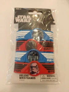 4ct Star Wars Episode Viii Deluxe Rubber Bracelets - Picture 1 of 2