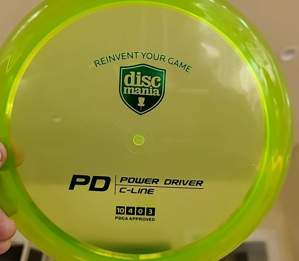 NEW Discmania C-Line PD Power Driver 173g  Green Foil Stamp  - Image 1 of 4