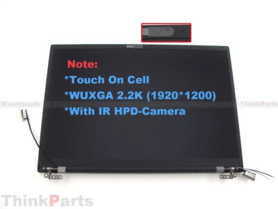 New/Orig Lenovo ThinkPad X1 Carbon 9th Gen LCD Screen Assembly Touch IR HPD-CAM - Image 1 of 3