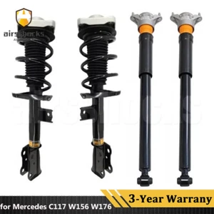 Full Set Front & Rear Shock Strut Assys For Mercedes Benz C117 W156 W176 GLA250 - Picture 1 of 11