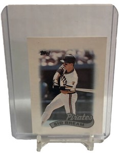 SID BREAM 1989 TOPPS MAJOR LEAGUE LEADERS MINI BASEBALL CARD #31 FRESH MINT