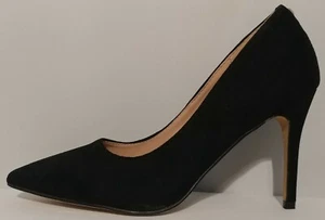 NEW!! Catherine Malandrino Black Suede Pumps 4" Heels Size 9M US 39M EUR - Picture 1 of 3