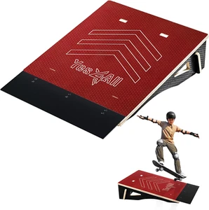 Single-Piece Skateboard Ramp, Bike Ramp, Skate Ramp - Design for Beginners, More - Picture 1 of 7