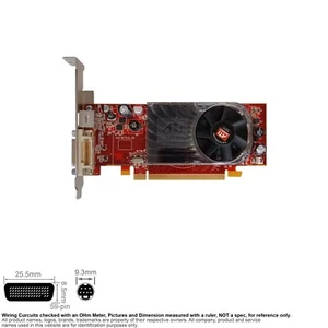 Controller Video Card DMS 59 S-Video 7-Pin PCIe ATI 102-B27602(B) 109-B27631-00 - Picture 1 of 5