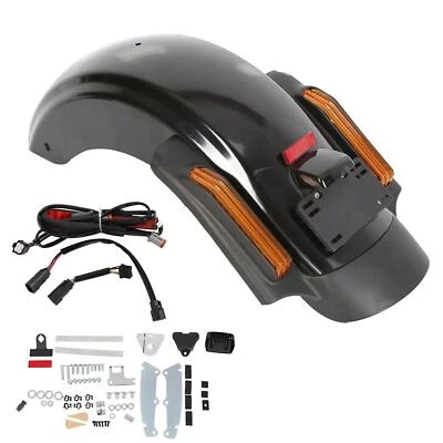 Sistema LED guardabarros trasero estilo CVO para Harley Touring Electra Street Glide 2014-up Foto 1 de 4