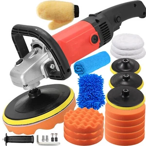 1400W Rotary Car Polisher Buffer Sander Machine Powerful 5&6&7" Polishing Sponge - Picture 1 of 50