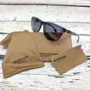Burberry Ellis B-4319 3544/81 Sunglasses Men's Grey/Polarized Black 58-18-145 3P - Picture 1 of 8
