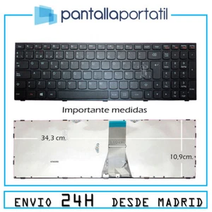 Teclado Para Portatil Ibm Lenovo 25214728 En Español Negro Sp - Imagen 1 de 5