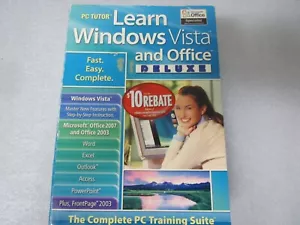 PC Tutor Learn Windows Vista and Office 2007 / 2003 Deluxe - Sealed Retail Box - Picture 1 of 8