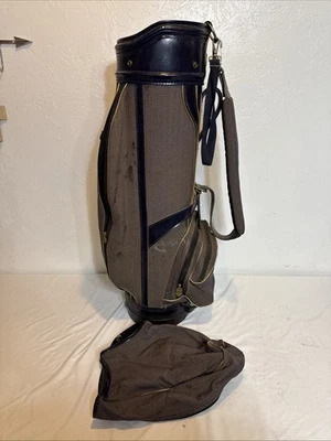 Rare Vintage Titlelist Golf Cart Bag W/Rain Cover Fair Shape Free Shipping - Image 1 of 4