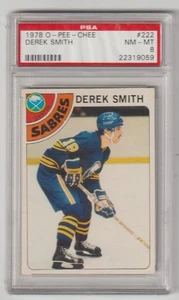 1978 O-Pee-Chee #222 Derek Smith PSA 8 - Picture 1 of 2