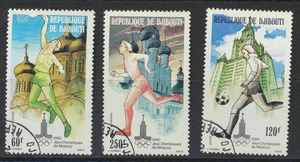 Djibouti Stamps Scott #C129 To C131, Cancelled To Order (CTO) - Picture 1 of 1