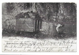 Wilkes-Barre, Pa - Coal Industry - Inside View of Mine - Picture 1 of 2