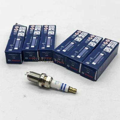 6X BOSCH Spark Plugs FR8DPP33 For Mercedes C320 C240 E320 S430 CLK320 CLK430 - Image 1 of 4