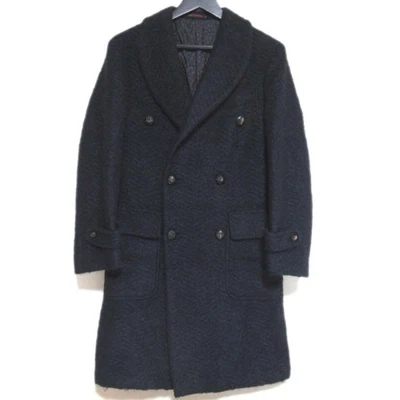 Abrigo Chesterfield 44 THE GIGI Doble Pecho Cuello Chal Azul Marino Oscuro Para Hombre USADO Foto 1 de 4